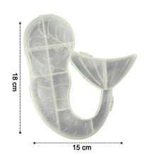 Mermaid Shape Plastic Storage Organizer Box (1 Pc) - Justgrabit Inc.
