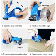 Metal Packing Tape Dispenser Cutter for Home Office use, Tape Dispenser for Stationary, Tape Cutter Packaging Tape - justgrabit.in | Just Grab It