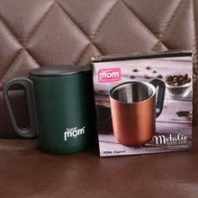 Supermom Metallic Stainless Steel Insulated Mug with Lid Approx 300Ml (1 Pc) - Justgrabit Inc.