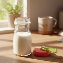 Premium Glass Bottle with Leak - Proof Lid 300 ML - justgrabit.in | Just Grab It