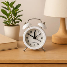 Small Twin - Bell Analog Alarm Clock - (1 Pc) - justgrabit.in | Just Grab It