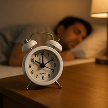 Small Twin - Bell Analog Alarm Clock - (1 Pc) - justgrabit.in | Just Grab It