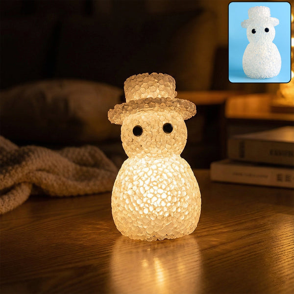 Snowman - Shaped Decorative LED Night Lamp (1 Pc) - justgrabit.in | Just Grab It