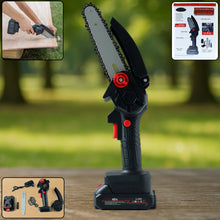 Cordless Mini Electric Chainsaw with Rechargeable Battery (1 Set) - justgrabit.in | Just Grab It