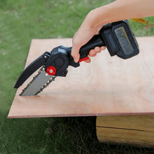 Cordless Mini Electric Chainsaw with Rechargeable Battery (1 Set) - justgrabit.in | Just Grab It