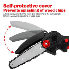 Cordless Mini Electric Chainsaw with Rechargeable Battery (1 Set) - justgrabit.in | Just Grab It
