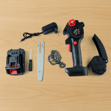 Cordless Mini Electric Chainsaw with Rechargeable Battery (1 Set) - justgrabit.in | Just Grab It