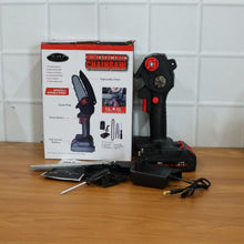 Cordless Mini Electric Chainsaw with Rechargeable Battery (1 Set) - justgrabit.in | Just Grab It