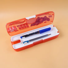 Plastic Pencil Box with LED Light & Cartoon Print (1 Pc) - justgrabit.in | Just Grab It