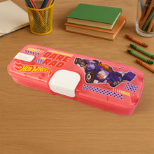 Plastic Pencil Box with LED Light & Cartoon Print (1 Pc) - justgrabit.in | Just Grab It