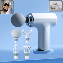 Electric Vibrating Massage Gun with Multiple Interchangeable Heads - justgrabit.in | Just Grab It