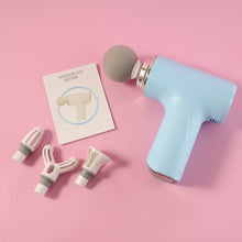 Electric Vibrating Massage Gun with Multiple Interchangeable Heads - justgrabit.in | Just Grab It