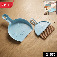 2 - in - 1 Mini Cleaning Dustpan & Hand Brush Set (1 Set) - justgrabit.in | Just Grab It