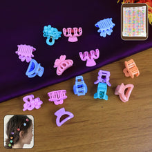 Plastic Small Hair Clips Girls Kids Hair Accessories (3 Pcs Set / Mix Color & Design) - justgrabit.in | Just Grab It