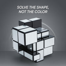 Mirror Cube – 3x3 Puzzle Cube with Reflective Silver Surfaces - justgrabit.in | Just Grab It