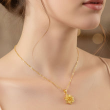 Elegant Gold Finish Floral & Traditional Pendant Necklace (1 Pc, Mix Design) - justgrabit.in | Just Grab It