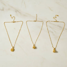 Elegant Gold Finish Floral & Traditional Pendant Necklace (1 Pc, Mix Design)