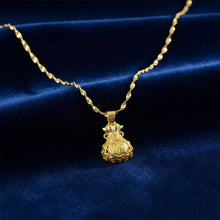 Elegant Gold Finish Floral & Traditional Pendant Necklace (1 Pc, Mix Design) - justgrabit.in | Just Grab It