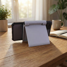 Plastic Foldable Desktop Mobile Stand (1 Pc) - justgrabit.in | Just Grab It