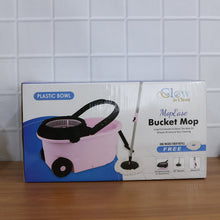 Steel Jari Bucket Mop Set with Microfiber Spin Mop (1 Set) - justgrabit.in | Just Grab It