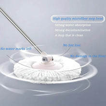 Microfiber Spin Mop Refill Head 360° Rotating Mop (1 Pc) - Justgrabit Inc.