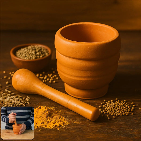 Unbreakable Plastic Mortar & Pestle - (Set) - justgrabit.in | Just Grab It