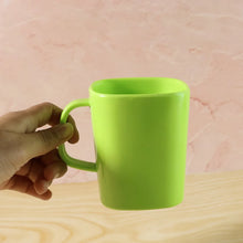 Square Melamine Mug – Premium Durable Lightweight Cup (1 Pc) - justgrabit.in | Just Grab It