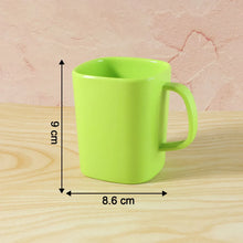 Square Melamine Mug – Premium Durable Lightweight Cup (1 Pc) - justgrabit.in | Just Grab It
