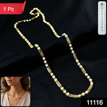 Gold - Tone Designer Chain Necklace (1 Pc) - justgrabit.in | Just Grab It