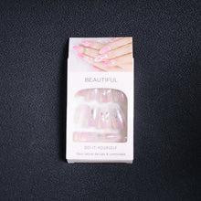 Artificial False Nail Set with Mix Design fake nails - (1 Set) - justgrabit.in | Just Grab It