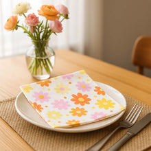 Floral Printed Paper Table Napkins – 50 Pc Disposable Soft Tissue (26x26 Cm) - justgrabit.in | Just Grab It