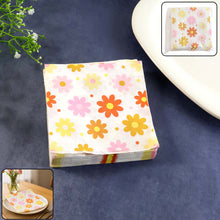 Floral Printed Paper Table Napkins – 50 Pc Disposable Soft Tissue (26x26 Cm) - justgrabit.in | Just Grab It
