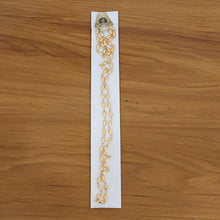 Elegant Gold - Tone Oval Bead Necklace Chain for Women (1 Pc) - justgrabit.in | Just Grab It
