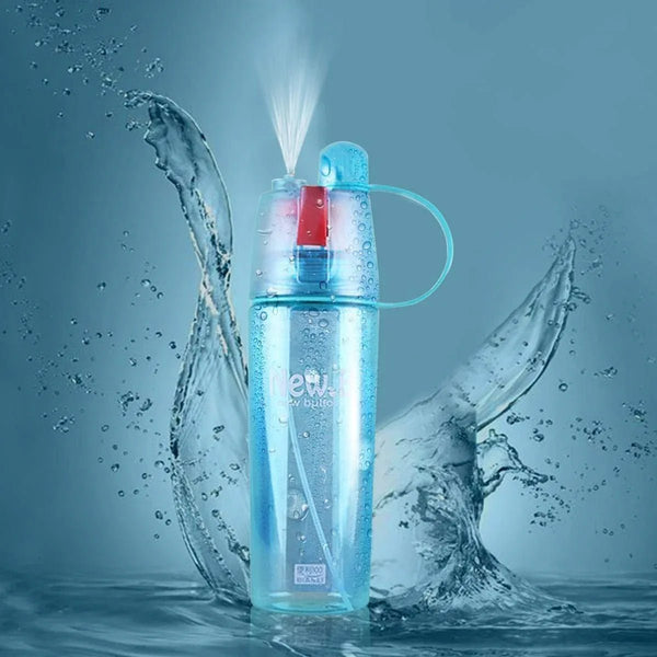 New Spray Portable Water Bottle (600ML) - Justgrabit Inc.