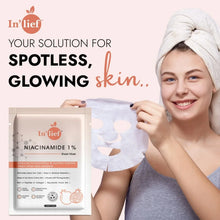In’lief Niacinamide 1% Hydrating & Calming Facial Sheet Mask (1 Pc) - Justgrabit Inc.