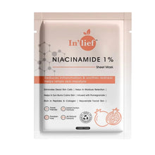 In’lief Niacinamide 1% Hydrating & Calming Facial Sheet Mask (1 Pc) - Justgrabit Inc.