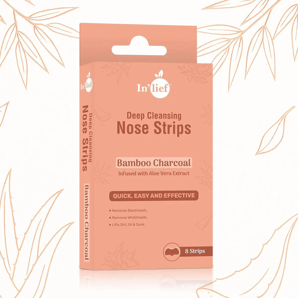 In'lief Bamboo Charcoal Deep Cleansing Nose (8 Strips) - Justgrabit Inc.