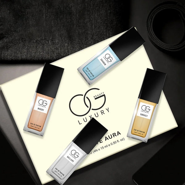 OG Luxury Perfume Gift Set Eau De Parfum Collection (15 ML / 4 Pc) - justgrabit.in | Just Grab It