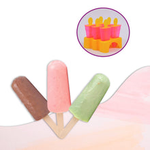 Kulfi Maker Moulds Set Plastic Homemade Kulfi Mould 6pcs Set For Freezer Use - justgrabit.in | Just Grab It
