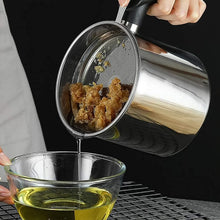 Premium Stainless Steel Oil Filter Pot (1.3 Ltr) - justgrabit.in | Just Grab It