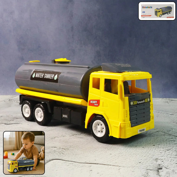 Funwoods Water Tanker Toy Truck - (1 Pc) - justgrabit.in | Just Grab It