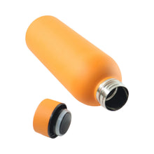 Stainless Steel Double Wall Vacuum - Insulated Drink Water (Orange / 500 ML Approx) - justgrabit.in | Just Grab It