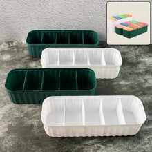 5 Compartments Socks / Handkerchief / Underwear Storage Box Socks Drawer Closet Organizer Storage Boxes (pack of 4) - justgrabit.in | Just Grab It