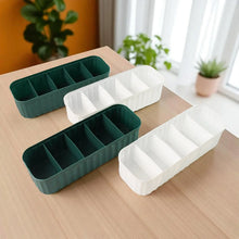5 Compartments Socks / Handkerchief / Underwear Storage Box Socks Drawer Closet Organizer Storage Boxes (pack of 4) - justgrabit.in | Just Grab It
