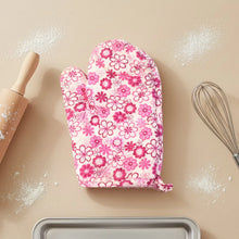 Designer Multicoloured Oven Mitt and Pot Holder (24 Cm) - Justgrabit Inc.