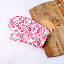Designer Multicoloured Oven Mitt and Pot Holder (24 Cm) - Justgrabit Inc.