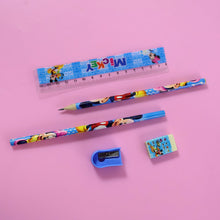 Kids 5 in 1 Stationery Kit with Cartoon Style Carry Bag - justgrabit.in | Just Grab It