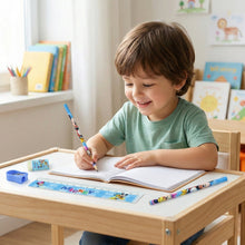 Kids 5 in 1 Stationery Kit with Cartoon Style Carry Bag - justgrabit.in | Just Grab It