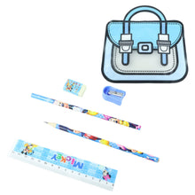 Kids 5 in 1 Stationery Kit with Cartoon Style Carry Bag - justgrabit.in | Just Grab It