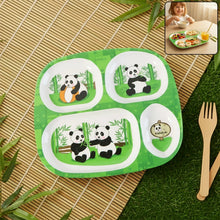 Kids 4 - Compartment Melamine Partition Plate (1 Pc / 24×22 Cm) - justgrabit.in | Just Grab It
